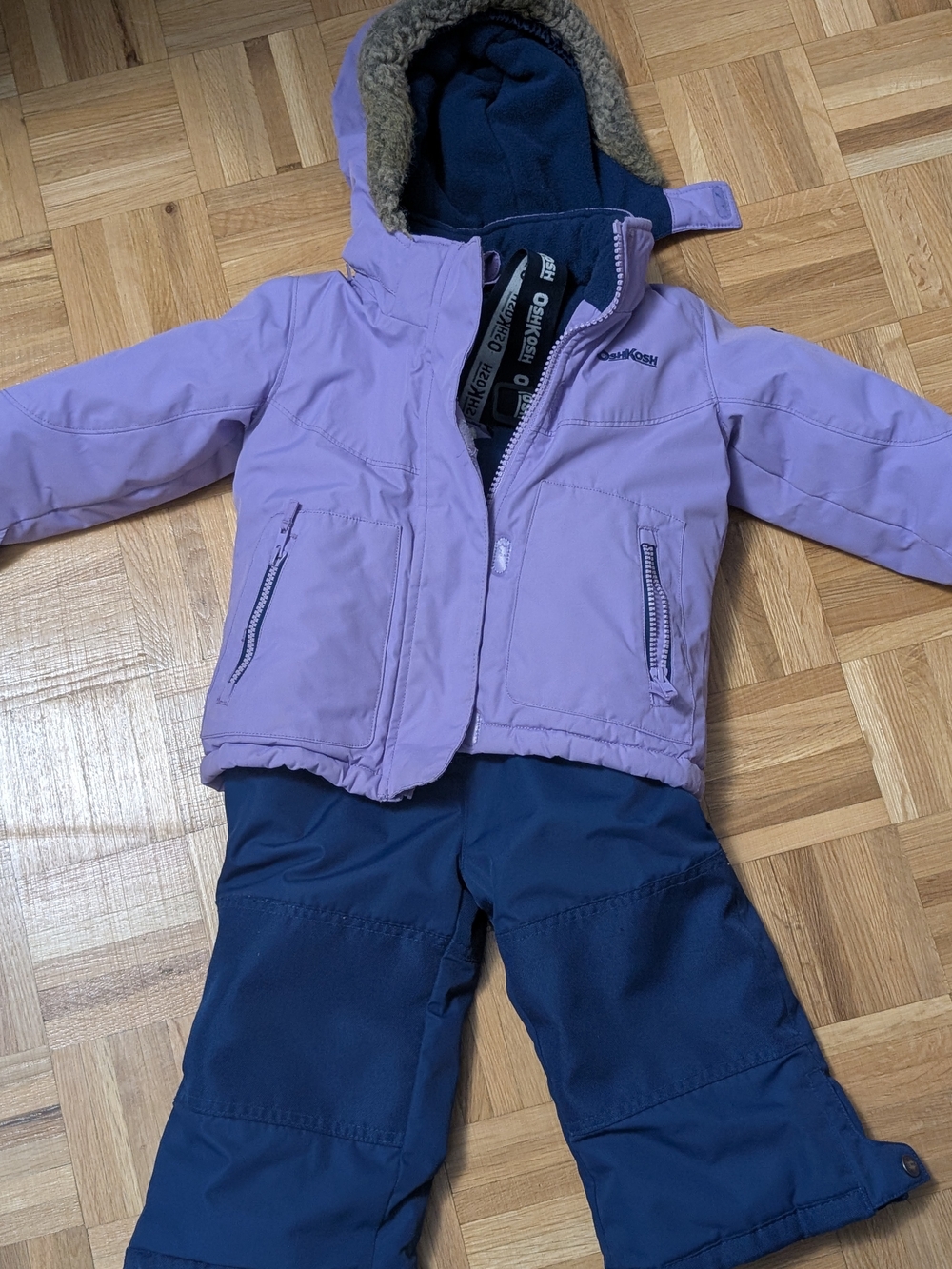 OshKosh B'gosh Kids Purple & Blue Snowsuit